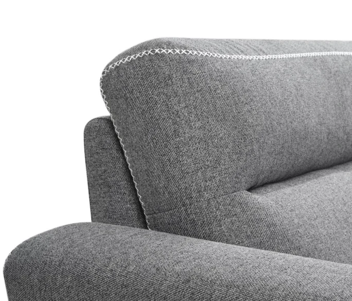 L shaped couch with extra chaise lounge