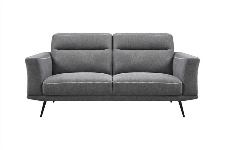 Modern fabric loveseat sofa.JPG